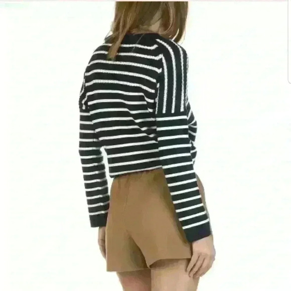 maje Women's Short Tallie Elastic Waist Side Zip S - Picture 2 of 5